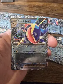 (66) Pokemon TCG Stellar Crown Greninja EX Card 041/142 - STAMPED PROMO - Image 2