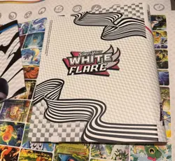 Pokemon White Flare Binders and black bolt poster NEW and NEVER USED - Image 3