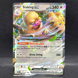 2024 POKEMON SURGING SPARKS SLAKING EX 147/191 DOUBLE RARE - Image 1