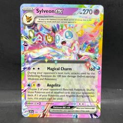 2024 POKEMON SURGING SPARKS SYLVEON EX 086/191 DOUBLE RARE - Image 1
