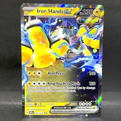 2025 POKEMON PRISMATIC EVOLUTIONS IRON HANDS EX 031/131 DOUBLE RARE - Image 1