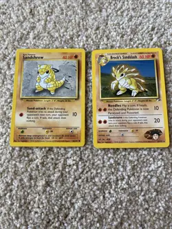 Pokemon TCG Brock's Sandslash Gym Heroes 23/132 Regular 1st Edition Rare - Image 1