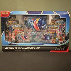 Pokemon TCG Greninja ex and Kingdra ex Special Collection Box New Sealed - Image 1