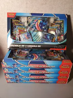Pokemon Greninja ex & Kingdra ex Special Collection - New & Sealed (Lot Of 5) - Image 1