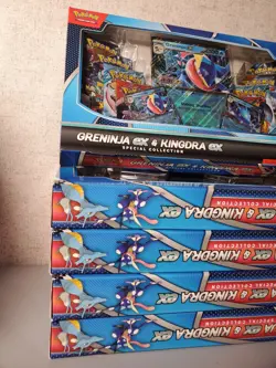 Pokemon Greninja ex & Kingdra ex Special Collection - New & Sealed (Lot Of 5) - Image 2