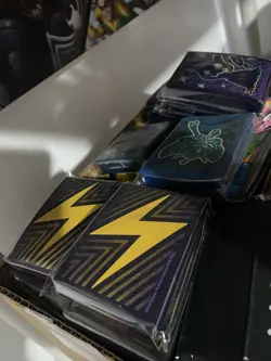 Pokemon TCG Lot of (6)Packs of Sleeves from Assorted ETBs Random Arts varies - Image 2