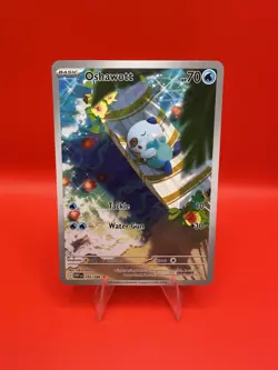 Pokemon Oshawott Full Art Holo Illustration Rare #105/086 (White Flare) NM/Mint - Image 1