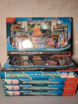 Pokemon Snorlax EX And Blissey EX Special Collections Lot Of 5 - Image 1