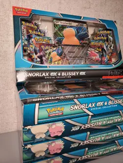 Pokemon Snorlax EX And Blissey EX Special Collections Lot Of 5 - Image 3