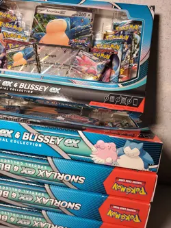 Pokemon Snorlax EX And Blissey EX Special Collections Lot Of 5 - Image 4