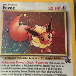Pokemon Eevee Wizards Black Star Promo 11 Holo - Image 1
