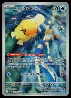 MISTY'S PSYDUCK 2025 Pokemon S&V Destined Rivals Illustration Rare #193/182 - Image 1