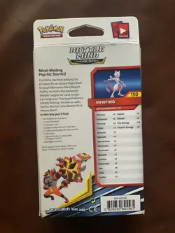 Pokemon Sun & Moon Unbroken Bonds Battle Mind TCG Theme Deck Mewtwo New Sealed - Image 4