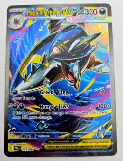 Mega Sharpedo ex #127 - Phantasmal Flames Pokemon TCG - NM/M - Image 2