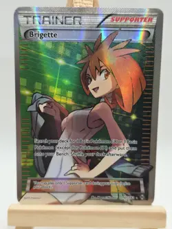 Brigette 161/162 XY Breakthrough Full Art Holo Trainer Supporter Pokemon - Image 1