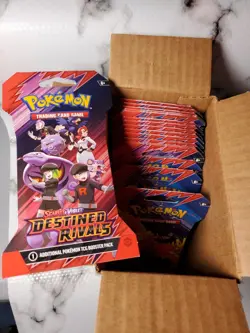 Destined Rivals Sleeved Booster Packs (17 Packs) ?? Pokemon TCG Scarlet & Violet - Image 1