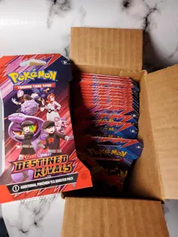 Destined Rivals Sleeved Booster Packs (17 Packs) ?? Pokemon TCG Scarlet & Violet - Image 2