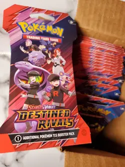 Destined Rivals Sleeved Booster Packs (17 Packs) ?? Pokemon TCG Scarlet & Violet - Image 4