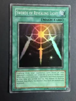 Yu-Gi-Oh! TCG Swords of Revealing Light LOB-101 Super Rare Unlimited - Image 1