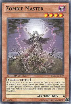 Yugioh! LP Zombie Master - GLD5-EN019 - Common - Limited Edition Lightly Played, - Image 1