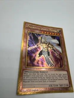 Yu-Gi-Oh! TCG Palladium Oracle Mahad MVP1-ENG53 Gold Rare 1st Edition LP - Image 3