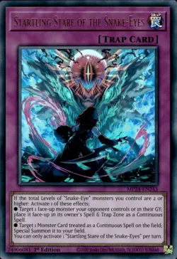 Startling Stare Of The Snake-Eyes - Ultra Rare 1st Ed. MP24-EN243 - NM - YuGiOh - Image 1