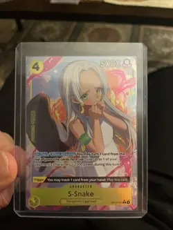 S-Snake (Alt Art) OP13-114 R Carrying on His Will - ONE PIECE Card Game ENGLISH - Image 1