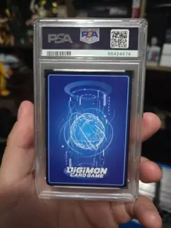 PSA 9 BlackWargreymon Alternate Art BT2-112 SEC Secret Rare Digimon Card - Image 2