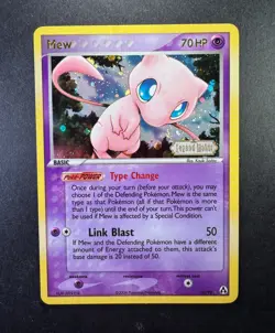 Mew 10/92 EX Legend Maker 2006 Holo gold Rare Pokemon Card TCG stamped. - Image 1