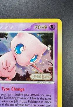 Mew 10/92 EX Legend Maker 2006 Holo gold Rare Pokemon Card TCG stamped. - Image 4