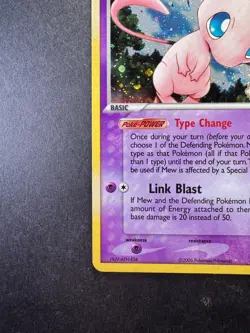 Mew 10/92 EX Legend Maker 2006 Holo gold Rare Pokemon Card TCG stamped. - Image 5