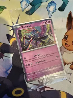 Pokemon Xerneas Card Mega Evolutions Stamp Promo 064/132 - Image 3