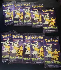 10 Pack Pokemon TCG Trick or Trade Booster Packs 2023 Halloween Card Lot Bundle - Image 2