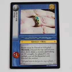 Lord Of The Rings TCG Reflections Vilya Ring Of Air 9R23 Foil NM Card 2002 Vtg - Image 1