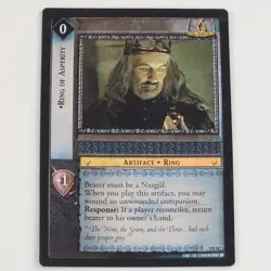 Lord of the Rings TCG Ring of Asperity 9R42 Foil Rare Card Reflections LOTR NM - Image 1