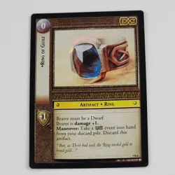 Lord of the Rings TCG Ring of Guile 9R8 (Foil) Rare Card Reflections LOTR NM - Image 1