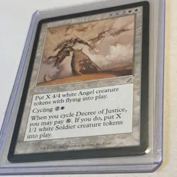 MTG Magic the Gathering Card Decree Of Justice Scourge - Image 1