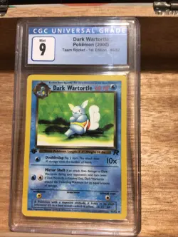 2000 Team Rocket 46 Dark Wartortle 1st Edition CGC Mint 9 WOTC Pokemon Card - Image 2