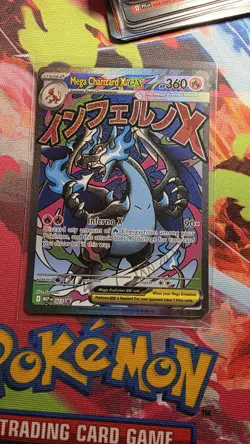Mega Charizard x Ex 23 Promo Pokemon Card Near Mint Condition - Image 1