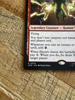 2025 Magic The Gathering Spider-Man R 0076 Electro, Assaulting Battery TCG - Image 5