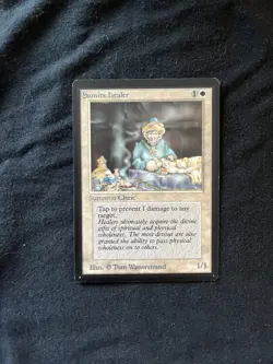Magic the Gathering Samite Healer Beta X5 NM to LP - Image 3