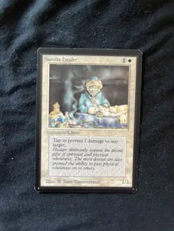 Magic the Gathering Samite Healer Beta X5 NM to LP - Image 5