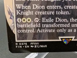 Dion, Bahamut's Dominant (Borderless) Final Fantasy Regular - Image 2