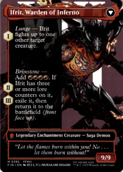 MTG Clive, Ifrit's Dominant (0385) (Borderless) Normal NM FINAL FANTASY Magic 38 - Image 2