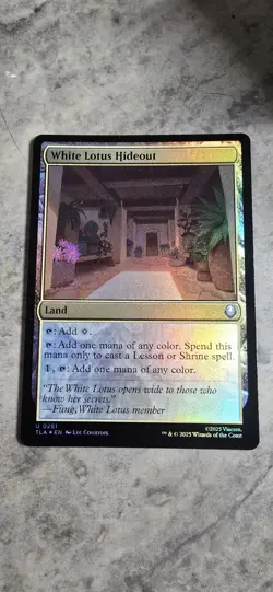 White Lotus Hideout Avatar: The Last Airbender Foil Land Uncommon MTG NM - Image 1