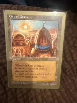 City of Brass - 1998 Brian Selden [CHR] (NM) World Championship WCD Magic MTG - Image 1