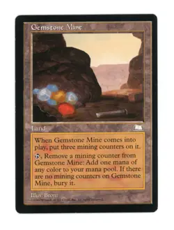 Gemstone Mine - Magic the Gathering MTG - Weatherlight - 1997 Uncommon - Image 1