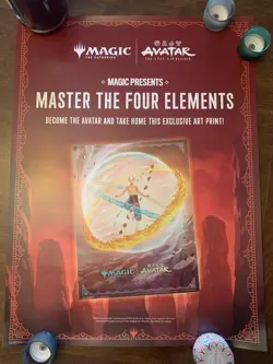 AVATAR The Last Airbender STORE POSTER 18x24 NEW promotional MTG Magic Gathering - Image 4