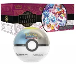 Pokemon Holiday Calendar + Poke Ball - 2025 Advent Costco Bundle Factory Sealed - Image 1
