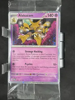 Alakazam 082/167 COSMOS HOLO RARE SEALED Blister Exclusives Pokemon English Foil - Image 1
